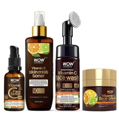 Wow Skincare Vitamin C Facial Kit Includes Face Serum, Skin Mist Toner, Vitamin C Face Wash & Vitamin C Face Cream