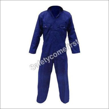 Silver Blue Color Full Sleeves Cotton Boiler Suit For Industrial And Mechanical Work