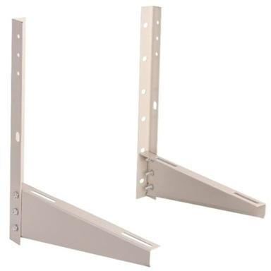 White 50.5 X 40.9 X 5.9 Cm Wall Mounting Split Ac Metal Stand With 2-4 Kg Weight