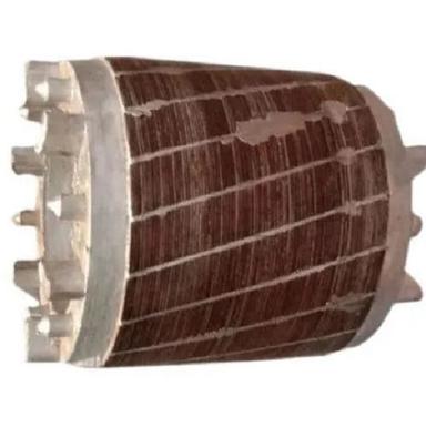 Brown Round Painted Aluminum Die Cast Rotor For Electrical Motor Industries