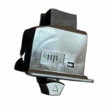 Black Plain Style Insulation Resistant Easy To Use Rectangular Two Wheeler Indicator Button