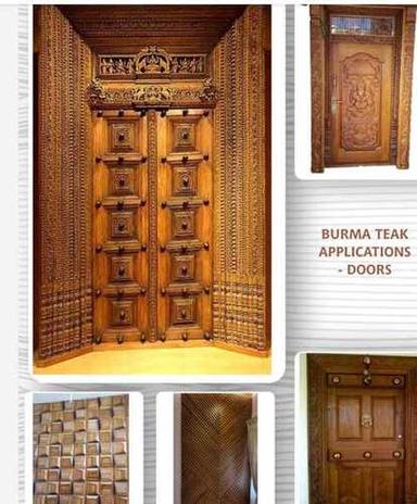 Termite Proof Antique Design Wooden Door For Homd Decoration