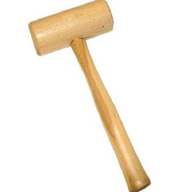 Brown 1.5 Kg Wooden Mallet Hammer For Driving Chisels