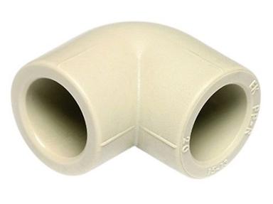 White 4 Inches 90 Degree Bend Poly Vinyl Chloride Plastic Elbow For Fittings