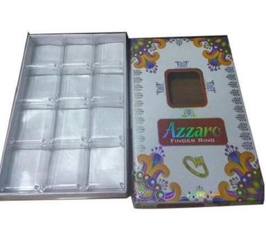 Printed Rectangular Colored Finished Paperboard Earring Jewelry Box  Size: Customized
