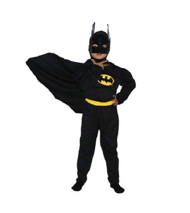 Black Skin Friendly Super Hero Synthetic Costumes For Kids