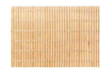 Brown 5X3 Feet Rectangular 80 Grams Plain Bamboo Table Mat