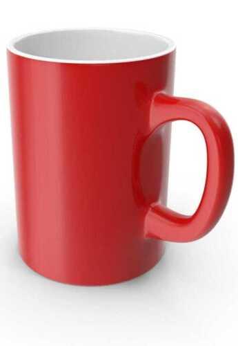 75 Ml Plain Red Office Ceramic Tea Mugs For Tea And Office