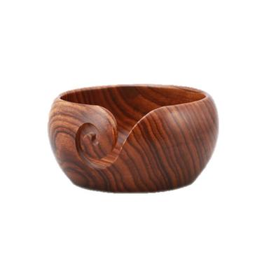 Light Weight Wooden Yarn Bowls Length: 3 Inch (In)