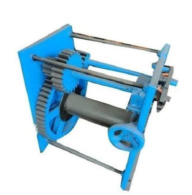 Blue And Silver 5 Ton Capacity Mild Steel Paint Coated Manual Crab Winch