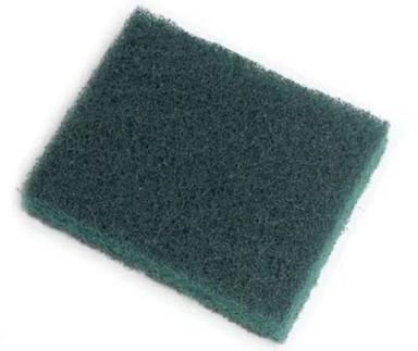 Green Rectangular Utensil Cleaning Nylon Dish Wash Scrubber Pad