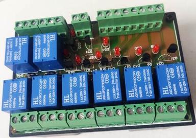8 Channel Relay Boards For Control Panels With 2 Years Warranty Coil Voltage: 24 Volt (V)