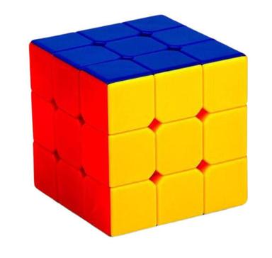 Multicolor 6.2 X 6.2 X 6.2 Centimeters Lightweight Square Shape Plastic Magic Cube