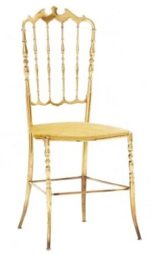 16.5 X 19 Cm Size Indian Style Modern Polished Brass Chair For Home Carpenter Assembly