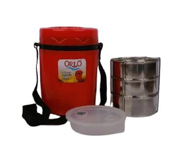 Silver Insulated Lunch Box