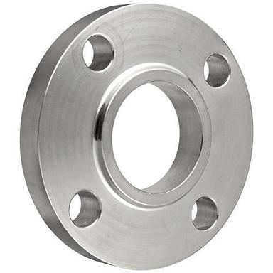 Silver 12.5 Mm Thick Round Polish Finished Stainless Steel Pipe Flange 