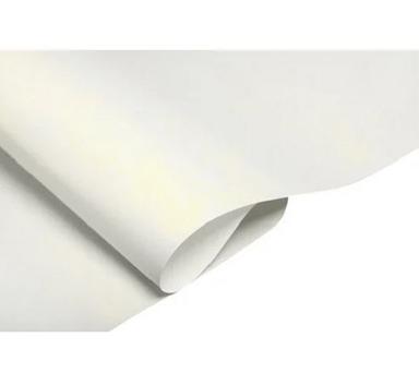 White 27X34 Inch Rectangular Plain Canvas Painting Sheet
