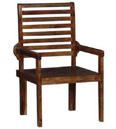 Machine Made Termite Resistance Polished Teak Wooden Chair