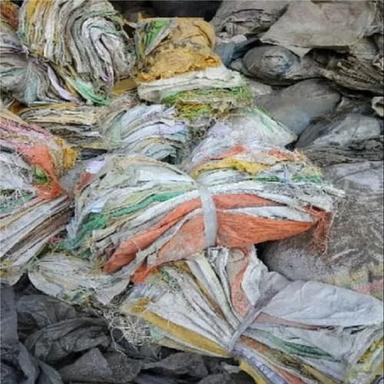 Multi Color Old Condition Shapeless Recycled Processed Polypropylene Woven Bag Scrap