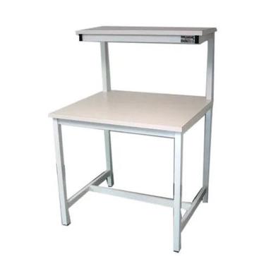 Silver 6 Feet Rectangular Corrosion Resistant Polished Finish Mild Steel Assembly Table 