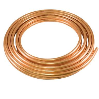 Reddish Brown Corrosion Resistance Double Layer Round Refrigeration Copper Tube