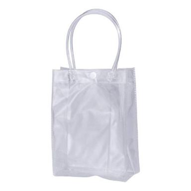 Transparent 20 Inches Shock Resistance Poly Vinyl Chloride Flexiloop Handle Bag