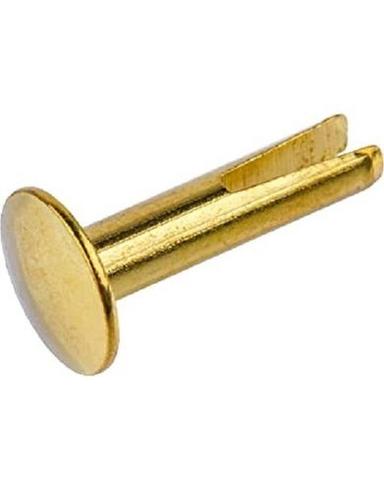 Astm Standard Light Weight Polished Round Great Strength Brass Split Riveting Pin Application: For Production Of Leather Goods