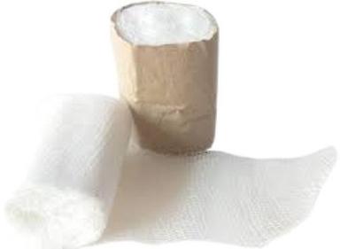 White Cotton Bandage Roll 