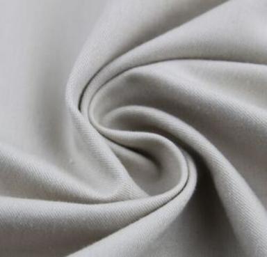Grey 200 Gsm And 35 Meter Size Shinny Plain Cotton Blend Pant Fabric 