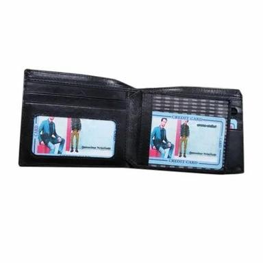 Dark Brown 11X1X4Cm Nylon Lining Foldable Leather Wallet