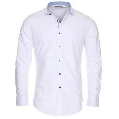 Cool Pass Men Plain Cotton Shirt For Casual Wear