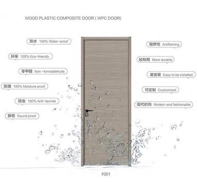 Wpc Wood Plastic Composite Waterproof Interior Doorr Grade: First Class