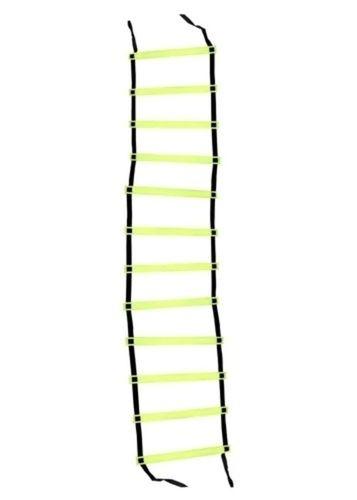 Yellow Rungs And Black Colour Belt 4 Meter Sports Agility Ladders