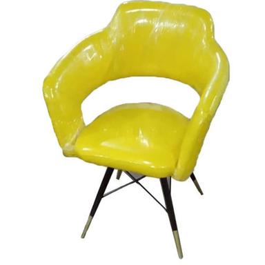 Free Stand Portable Plain Leather Coated One Seater Low Back Fancy Chair