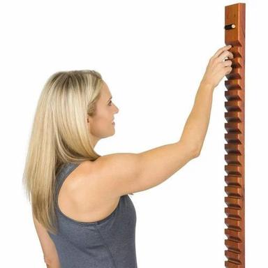 Rectangular Physio Shoulder Finger Ladder Wooden Base