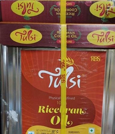 100% Pure Organic A Grade Tulsi Rice Bran Refined Oil