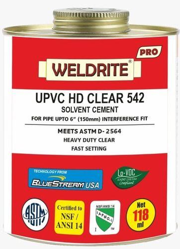 UPVC HD Clear Solvent Cement
