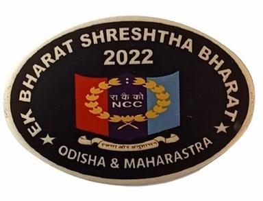 1x3 Inch Light Weighted Fade Resistant Fabric Bharat Shreshtha NCC Logo Badge