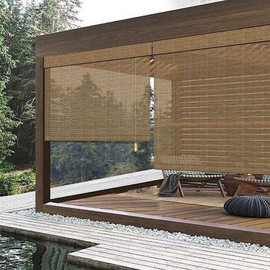 Bamboo Outdoor Roller Shades Blinds For Home and Hotel Use