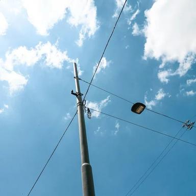 Electricity Round 7 Meter Iron Electric Pole For Street