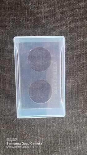 Transparent Plastic Visiting Card Box
