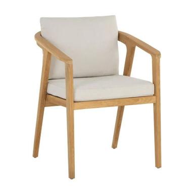 White Fine Finish Wooden Office Chairs