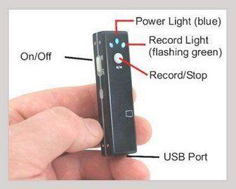 Black Battery Powered Micro Camcorder