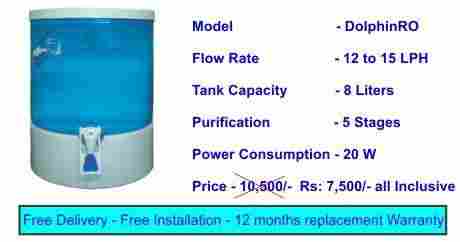 Domestic Dolphin RO Water Purifier