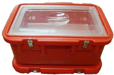 Red Superior Finish Insulated Food Carrier
