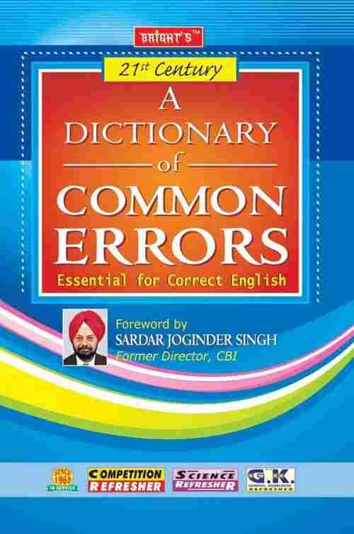 A Dictionary of Common Errors