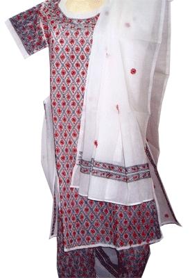 Stitched Chikan Salwar Suits