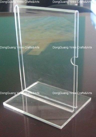 Various Colors Are Available Plain Acrylic Menu Holder