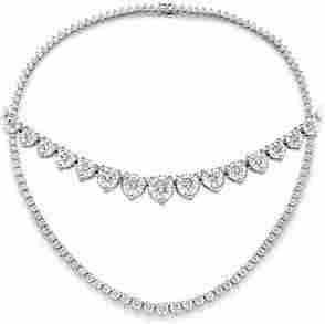 Ladies Diamond Classic Necklaces