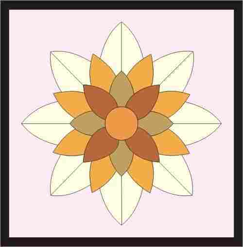 Flower Vitrified Designer Tiles